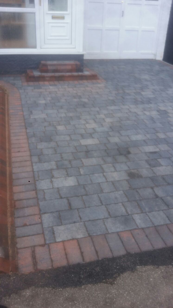 Block paving County Durham, here is a newly laid flagstone patio